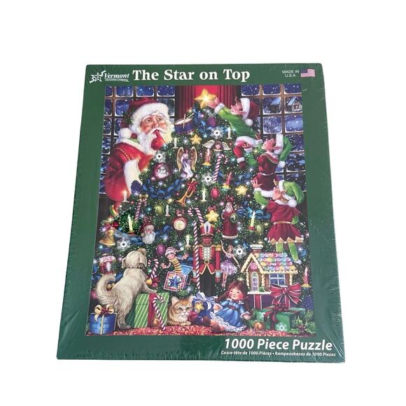 New in package Vermont Christmas Company The Star on top 1000 piece puzzle - Picture 6 of 6
